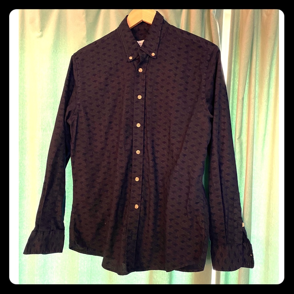 Navy Button Down - image 1